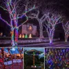 Illuminazione a stringa solare Lampada a LED a 8 modalità impermeabile per giardini, feste di matrimonio, San Valentino, case per alberi di Natale