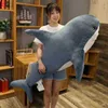 Big Shark Hugs Populaire Oreiller De Couchage Voyage Compagnon Jouets Cadeau Requin Mignon Câlin Poissons Oreiller Jouets Pour ldren J220729