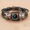 Charme Armbänder 12 Zeichen Horoskop Glas Cabochon Armband Mtilayer Wrap Armbänder Armband Manschette Frauen Mode Schmuck Geschenk Drop Deli Dh3M5