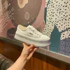 Famiglia c fragranza tela con suola spessa 2022 primavera nuovo biscotto versatile muffin piccole scarpe bianche da donna