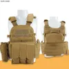 Gilets pour hommes Pochette en nylon Molle Gear Tactical Body Armor Plaque de chasse Airsoft Accessoires 6094 Military Combat Army Wargame 221124