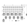 Julekorationer Ljus 10LED CURTIN GRAND MERRY FÖR HOME ORNAMENTER XMAS GENTER NAVIDADE ÅR DECOR 221123