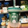 Zeemeermin godin Starbucks 24oz/710 ml plastic mokken tuimelaar herbruikbaar helder drinkplatige bodem pilaar vorm deksel stro kopjes 4437 3i5q