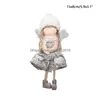 Kerstdecoraties Kerstdecoraties Beautif Plush Angel Girl Doll hanger boom ornamenten 2022 jaar cadeau speelgoed navidad drop del dhvg3