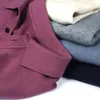 Brands de coodronie pour hommes Arrivées d'hiver d'automne maillots de tricots doux en couleurs purs chèque de collier pull de chouchard masculin C1314 221124