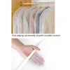 Сумки для хранения подвесные пакеты для одежды Легкий прозрачный полный костюм на молнии Ева-мотылька дышащий пылевой покров для шкафной одежды