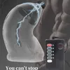 Sekspeelgoed Massager Elektrische mannelijke kuisheid Device Toys Penis Extension Ring Electro Shock Stimulator Dilator Urethral voor mannen