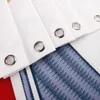 Cortinas de chuveiro para barco à vela estilo verão náutico azul marinho listrado cortinas de banho à prova d'água tecido poliéster cortina de chuveiro com gancho