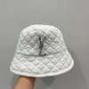 Women Men Designer Lamb Wool Bucket Hat Brand Letters Designers Fitted Diamond Winter Hats Fashion Flat Ball Caps Casual Bonnet 2022