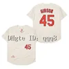 College Baseball porte un maillot de baseball vintage Bo Jackson 5 George Brett Cardinal Ozzie Smith Bob Gibson Willie McGee Pete Rose Kirby Puckett Joe