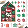 Décoration de fête Décoration de fête 70pcs Ornements de boule de Noël Ensemble de pendentifs suspendus pour arbre de Noël Décorations pour la maison Cadeaux de l'année 2023 Dro Dh5PL