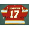 O hóquei da faculdade usa camisas de hóquei vintage Pat Quinn 17 Ilya Kovalchuk 1 Jim Craig 25 Plett 12 Tom Lysiak 27 Vail 9 Jean Pronovost 16 Chouinard 2 Al