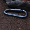 Outdoor -Sicherheitsschnalle Aluminiumlegierung D Form Kletterknopf Carabiner Snap Clip Haken Schlüsselbundschlüsselring Carabiner Camping Wandern Klettern