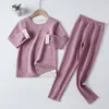 Pyjamas Herbst Baby Kinder Thermo-Unterwäsche Kinder Kleidung Sets Nahtlose Nachtwäsche für Jungen Mädchen Winter Teenager Kleidung 221124