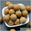 Loose Gemstones Natural 20Mm Nonporousball No Holes Undrilled Chakra Gemstone Sphere Collection Healing Reiki Decor Wooden Stone Bal Dhvgj