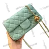 CC Çantalar Lüks marka çapraz vücut bayanlar klasik mini flep çantaları kuzu derisi gerçek deri altın ezmek top metal matelasse zincir crossbody sho