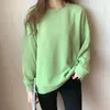 Frauen Hoodies Y2k Kleidung Roupas Femininas Topsy2k Sudaderas Sweatshirts 2022 Herbst Langarm Casual Baumwolle Tops frauen Solide Lo