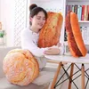 Simulation Butter Bread Cuddle Meat Floss Sesame Pillows Lifelike Food Croissant Donuts Snack Pillow Backrest Pillow J220729