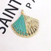 Pendanthalsband 10st Gold Plated Scallop Shell / Starfish / Sea Horse Beach Summer Necklace Armband Charm Accessory