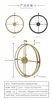Orologi da parete 2022 Città Creativo Nordico Metal Art Design Grande quarzo Silenzioso Luminoso Decorazione domestica Moderna Reloj Pared Horloges
