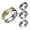 Anéis de banda anéis de padrão de dragão punk anéis