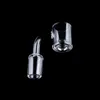 Chinafairprice Q007 Smoking Pipes Bong Tool Quartz Banger Nail 10mm/14mm/18mm Male Female Big Depth Dab Rig Glass Water Bongs Accessories