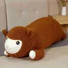 60100Cm Beautiful Alpaca Cuddle Japanese Alpaca Soft Stuffed Cute Sheep Lama Animal Dolls Sleep Pillow Home bed Decor Gift J220729