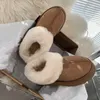 Uggies Furry Australia Snow Boots Мягкие классические роскошные U-образные туфли из овчины на платформе Новые дизайнерские женские брендовые теплые плюшевые ботильоны 5A Нескользящие ботинки Martin 36-40