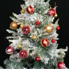 Рождественские украшения 1 сет -шарики деревья украшения мяч Рождество подвесные подвески домашние вечеринки навидад Ноэль год подарок 221123