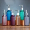 Liquid Soap Dispenser High Quality Large 400ML Manual Clear Glass Hand Sanitizer Bottle Containers Press Empty Bottles Bathroom#GH 221124