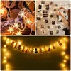 Strings 40/80 LED Star String Lights Battery Powered Fairy Twinkle With 2 Lighting Modes IP44 Waterproof Stars