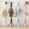 Kledingopslag 175 x 45 cm metalen kaprek Rek Monteer de woonkamer Vloer Hoed Display Stand Home Furniture Multi Hooks Hangende kleding