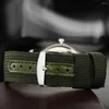 Pocket Watches Fashion Mens Top Quartz Watch Men Casual Slim Woven Nylon Belt Analog Relogio Masculino