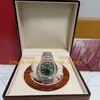 5 Color With Box Wristwatches Watches Men 40mm Green Dial Stainless Steel Bracelet Folding Clasp Asia Cal.324 Movement U1F Automatic Transparent Back Watch