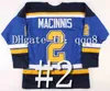 College Hockey draagt ​​vintage Wayne Gretzky Hockey Jersey Glenn Hall 2 Al MacInnis 7 Joe Mullen 11 Brian Sutter 16 Brett Hull Shayne Corson Tony Twist Chris Chris