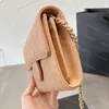 Femmes luxe sacs à bandoulière Woc Designer bandoulière luxueux sac à main canal sac en cuir véritable pochettes Mini portefeuille