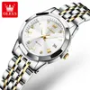 Dameshorloges OLEVS 9931 Quartz roestvrijstalen band dameshorloge Retro-stijl Geweldige kwaliteit mode waterdicht horloge voor dames