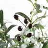 Decoratieve bloemen Warmhomes 1pc kunstmatige olijftak met fruit nep Plant Home Decor Pography Props