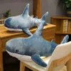 Big Shark Hugs Populaire Oreiller De Couchage Voyage Compagnon Jouets Cadeau Requin Mignon Câlin Poissons Oreiller Jouets Pour ldren J220729