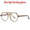 Solglasögon Blue Light Glasögon PC FrameResin Lins Anti Blocking Unisex Trend Klara Linser Dator NX