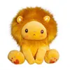 1 Pcs 2540 Cm Dessin Animé Câlin Animal Assis Lion Poupée Mignon Câlin Doux Chambre Canapé Coussin ldrun garçons Filles Cadeau D'anniversaire J220729