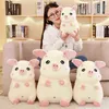 30 4050Cm Creative Soft Pink Pig Stuffed Cute Animal Plush Toys For ldren Piggy Kids soothe Pop Girls Birthday Gift J220729