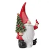 Decorações de Natal Decorações de Natal Papai Noel Mini estatueta Decoração Decoração da casa Decoração Miniatura Resina Ornamento Kids Toys Craft Dhr4h