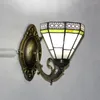 Wall Lamps Mediterranean Tiffany Lamp Retro Stained Glass Dragonfly Luminaires For El Living Room Corridor Bedroom Decor Light