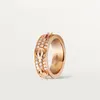 Bandringe Carti Love Screw Diamantring Designerschmuck für Frauen Männer Verlobung Eheringe Luxus Breite Version Roségold Silber03