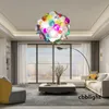 Moderna pendellampor Multicolor Flush Mounted Ball Glass Dia16/20 Inches Chihuly Style Chandeliers Handblåsning Glas ljuskrona Ljus takdekorativ LR1299