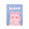 1PC A7 Kawaii Animal Winding Notebooks Bear Mini Pocket Pocket Notepad Student Patenery Enfants Gift School Supplies