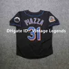 Üniversite Beyzbol Vintage Beyzbol Forması Giyiyor 1996 Raul Mondesi Hideo Nomo Chan Ho Park Miguel Cabrera 2004 2007 Dünya Serisi Mike 31 Piazza Beyaz Gri Boyut