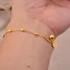 Charm Bilezikler Dubai Altın Renk Banglesbracelets Kadınlar Erkekler Düğün Bilezik İslam Müslüman Arap Orta Doğu Takı Afrika