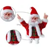 Рождественские украшения рождественские украшения Santa Claus Electric Toys пожилые кукольные подарки встряхивают